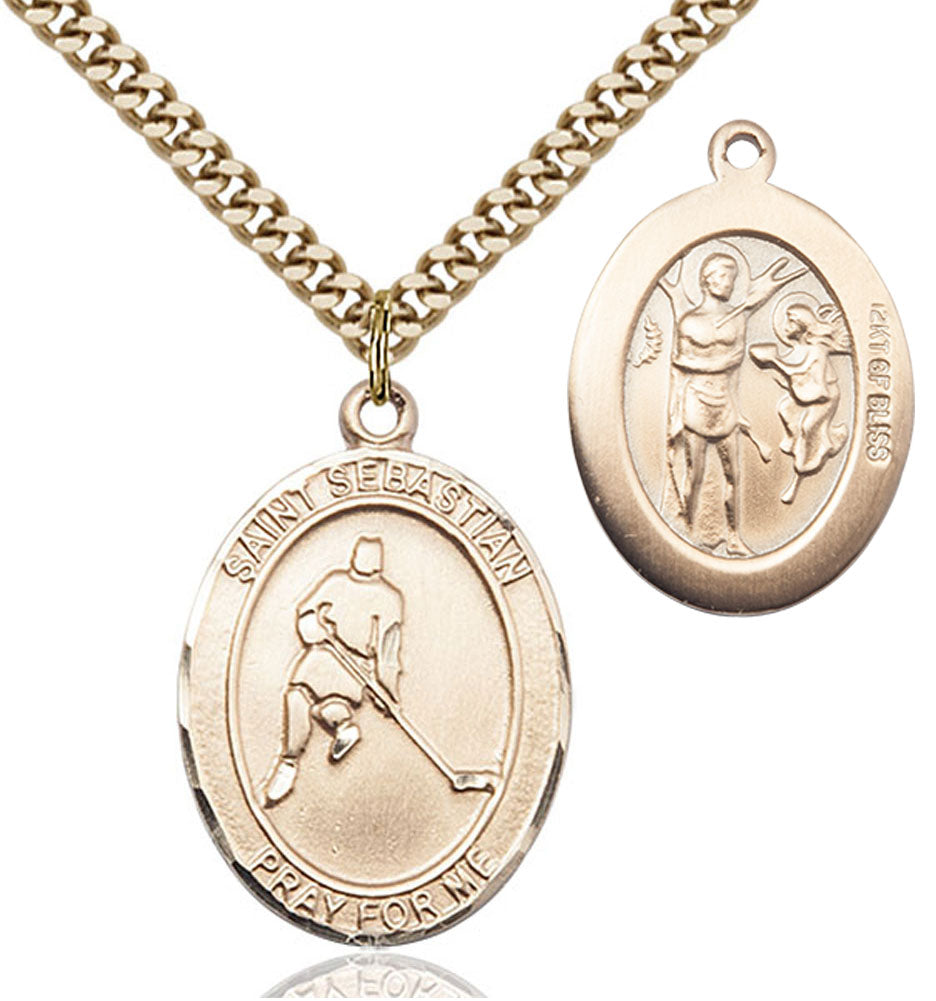 St. Sebastian Ice Hockey Patron Saint Medal