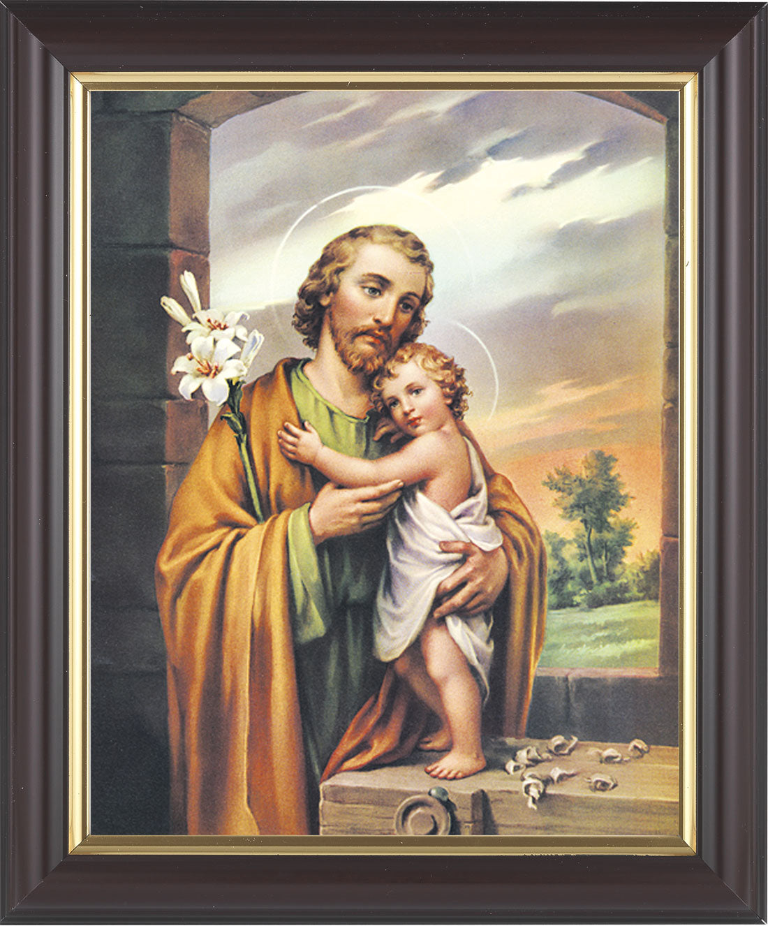 St. Joseph 8x10 Framed Print Under Glass