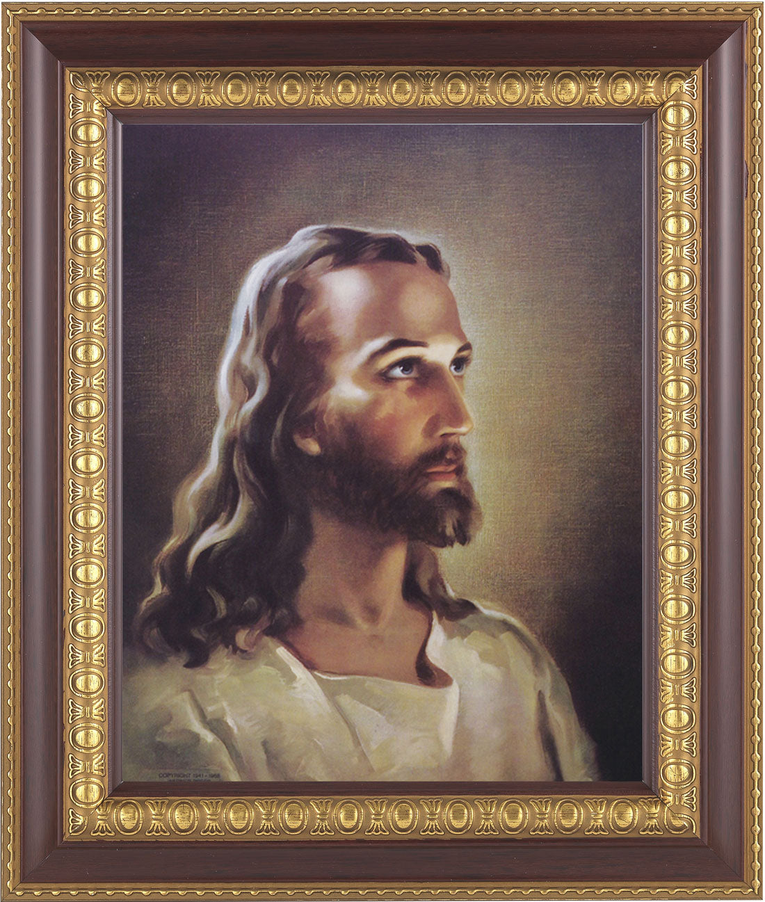 Portrait of Christ 8x10 Framed Print Under Glass