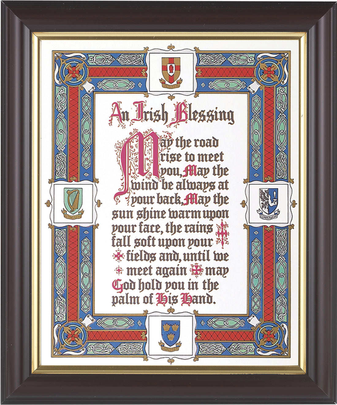 An Irish Blessing 8x10 Framed Print Under Glass