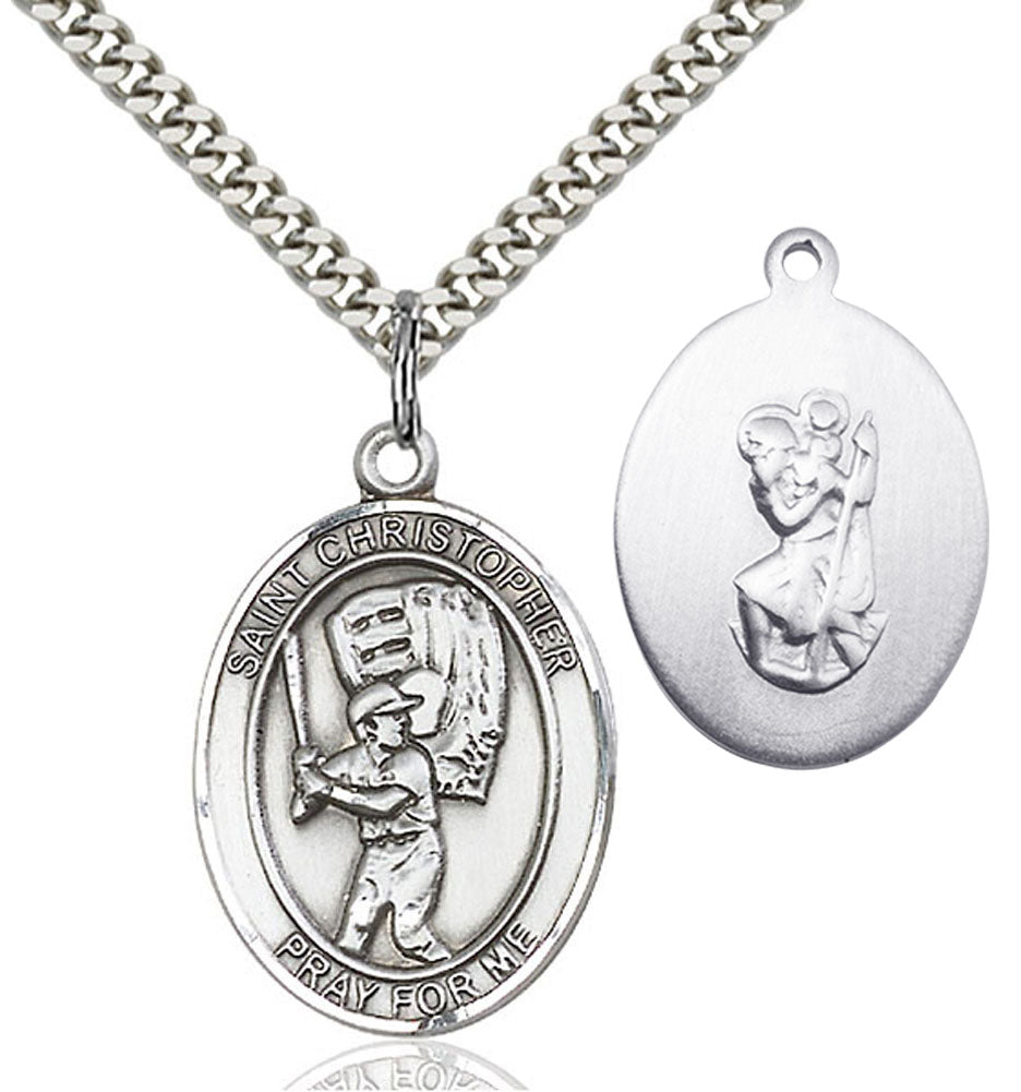 St. Christopher Baseball Medal