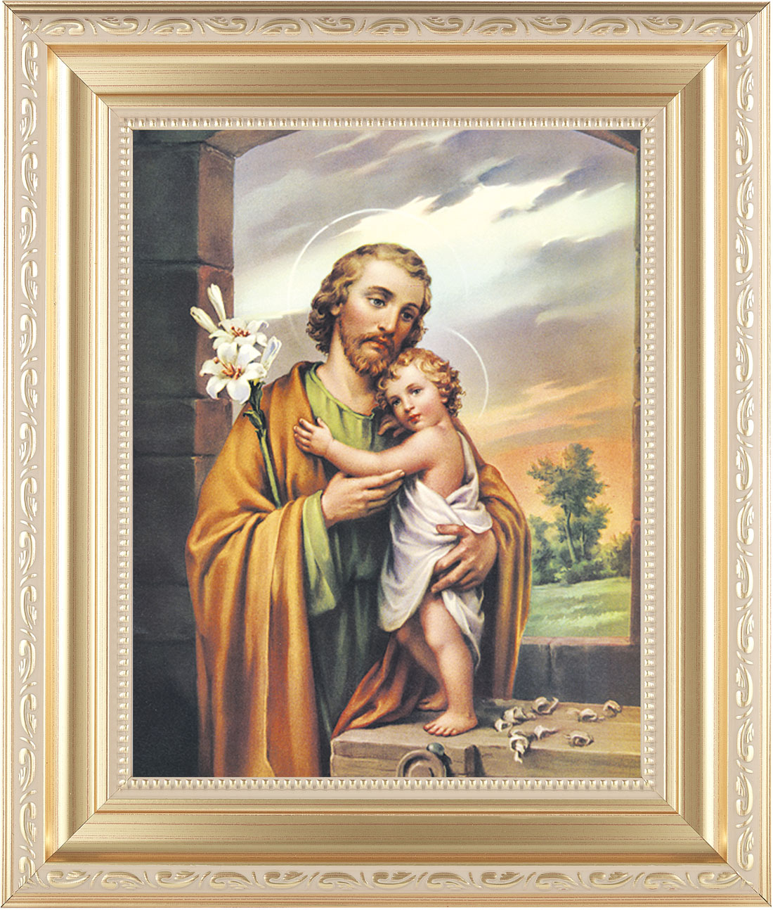 St. Joseph 8x10 Framed Print Under Glass