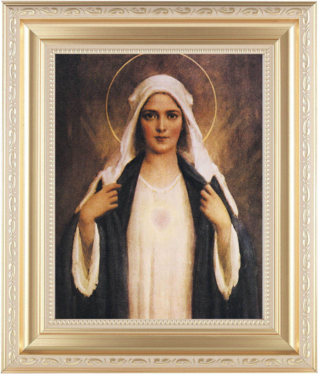 Immaculate Heart of Mary 8x10 Framed Print Under Glass