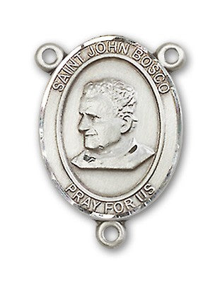 St. John Bosco Rosary Centerpiece Sterling Silver or Pewter