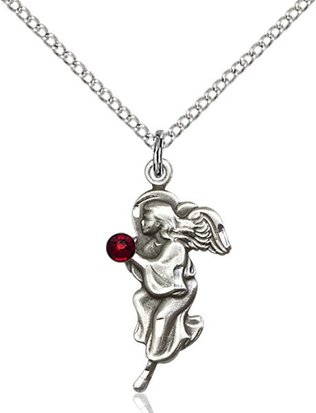 Angel Pendant with Birthstone Options