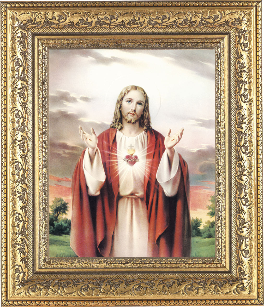 Sacred Heart of Jesus 8x10 Framed Print Under Glass