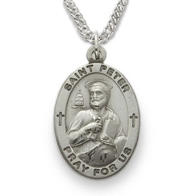 St. Peter Sterling Silver Medal