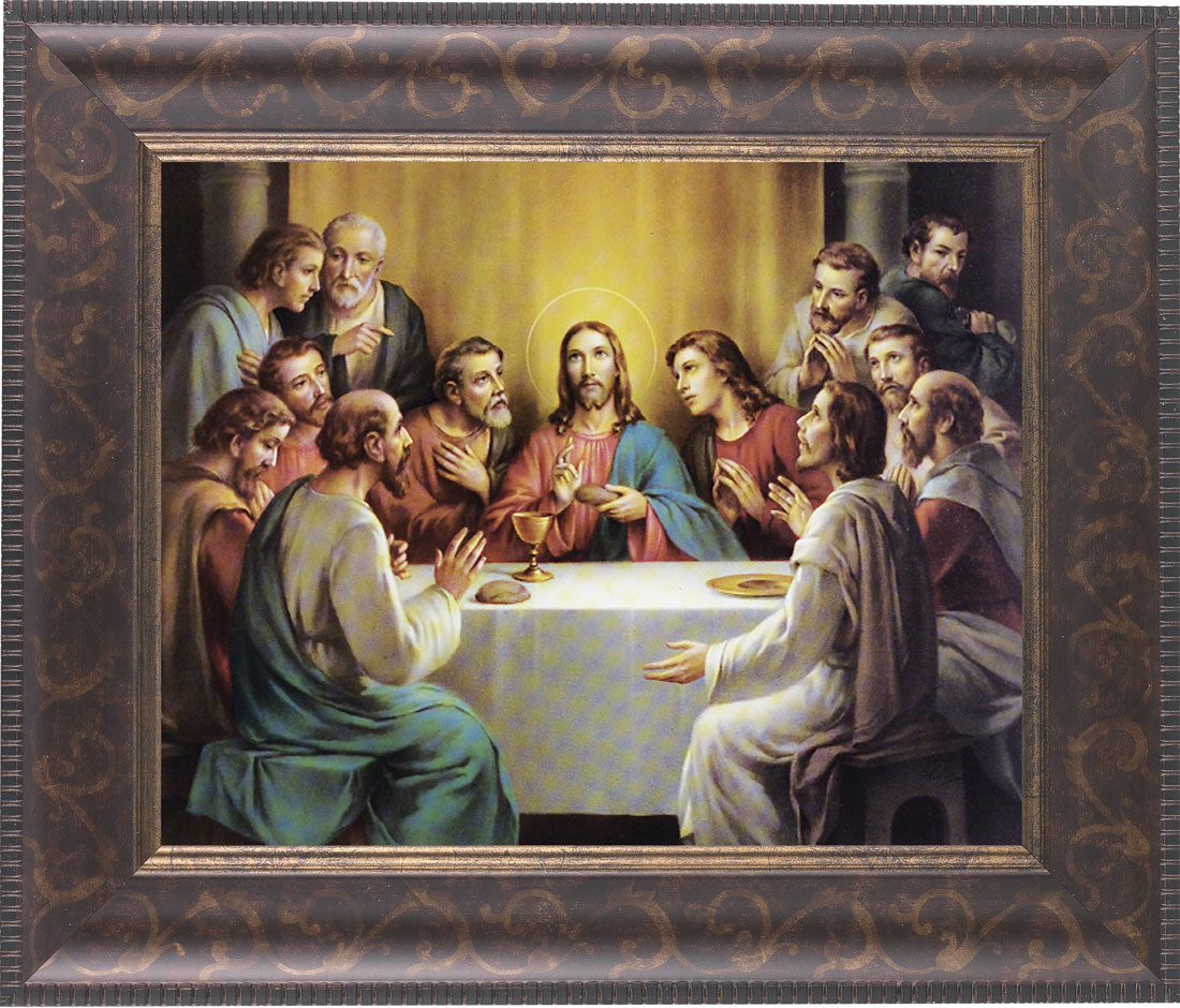 Last Supper 8x10 Framed Print Under Glass