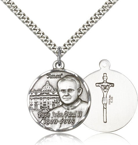 Men's Pope John Paul II with Vatican Medal