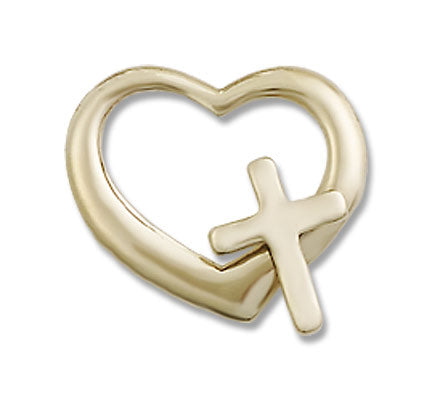 Heart and Cross Pendant