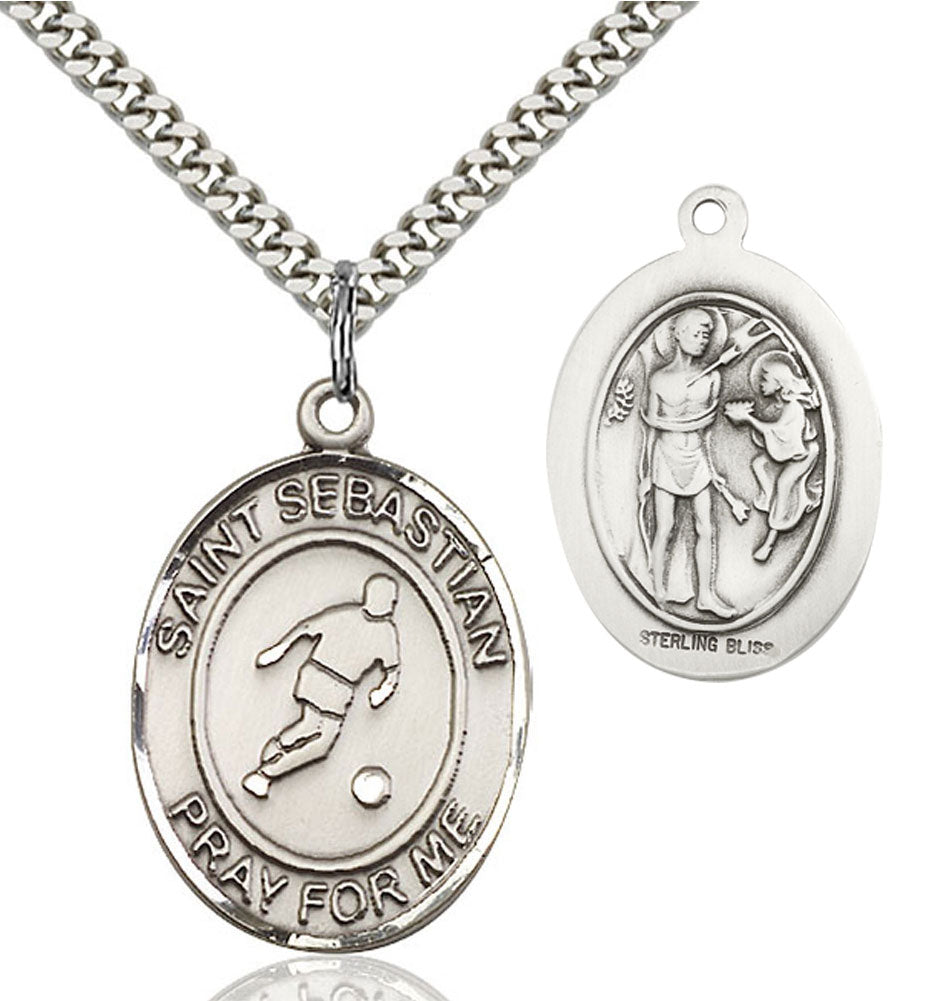 St. Sebastian Soccer Medal