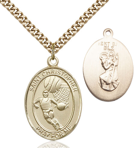 St. Christopher Basketball Medal
