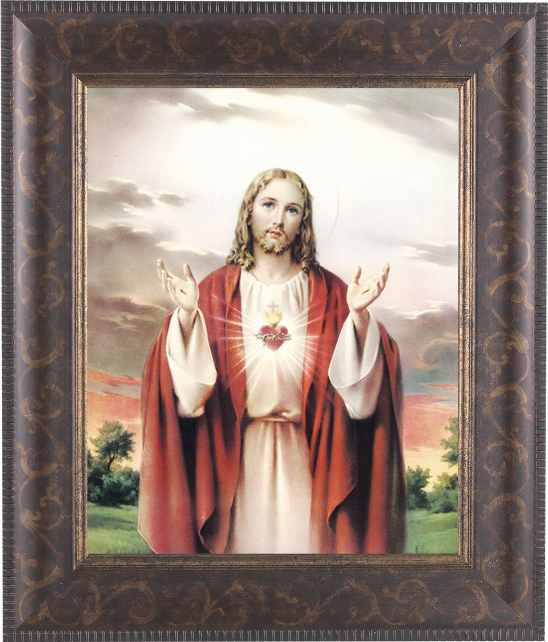 Sacred Heart of Jesus 8x10 Framed Print Under Glass