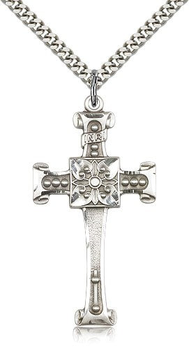 Scrolled Cross Pendant