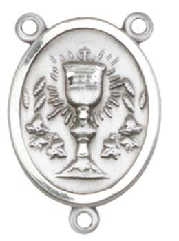 Chalice Sterling Silver Rosary Centerpiece
