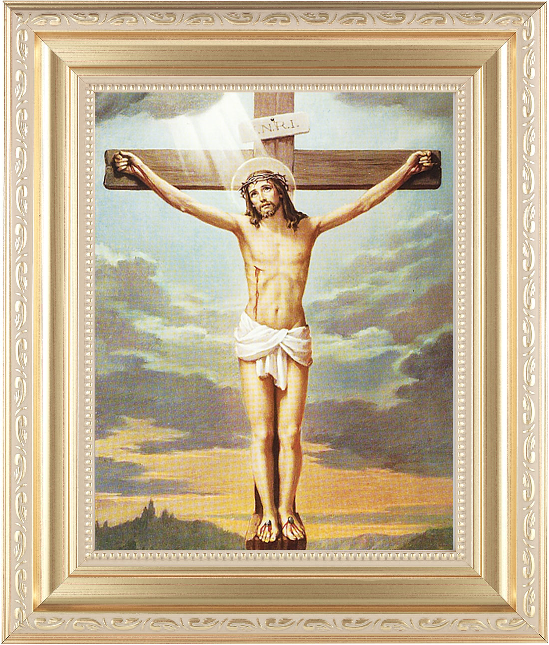Christ's Crucifixion 8x10 Framed Print Under Glass