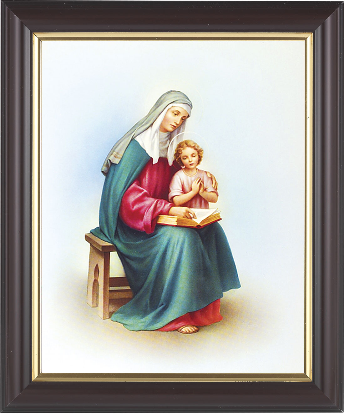 St. Anne and Mary 8x10 Framed Print Under Glass