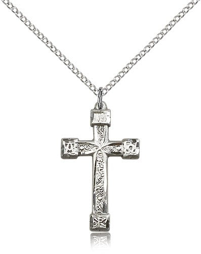 Women's Alpha Omega Cross Pendant