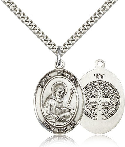 Double Sided Oval St. Benedict Medal