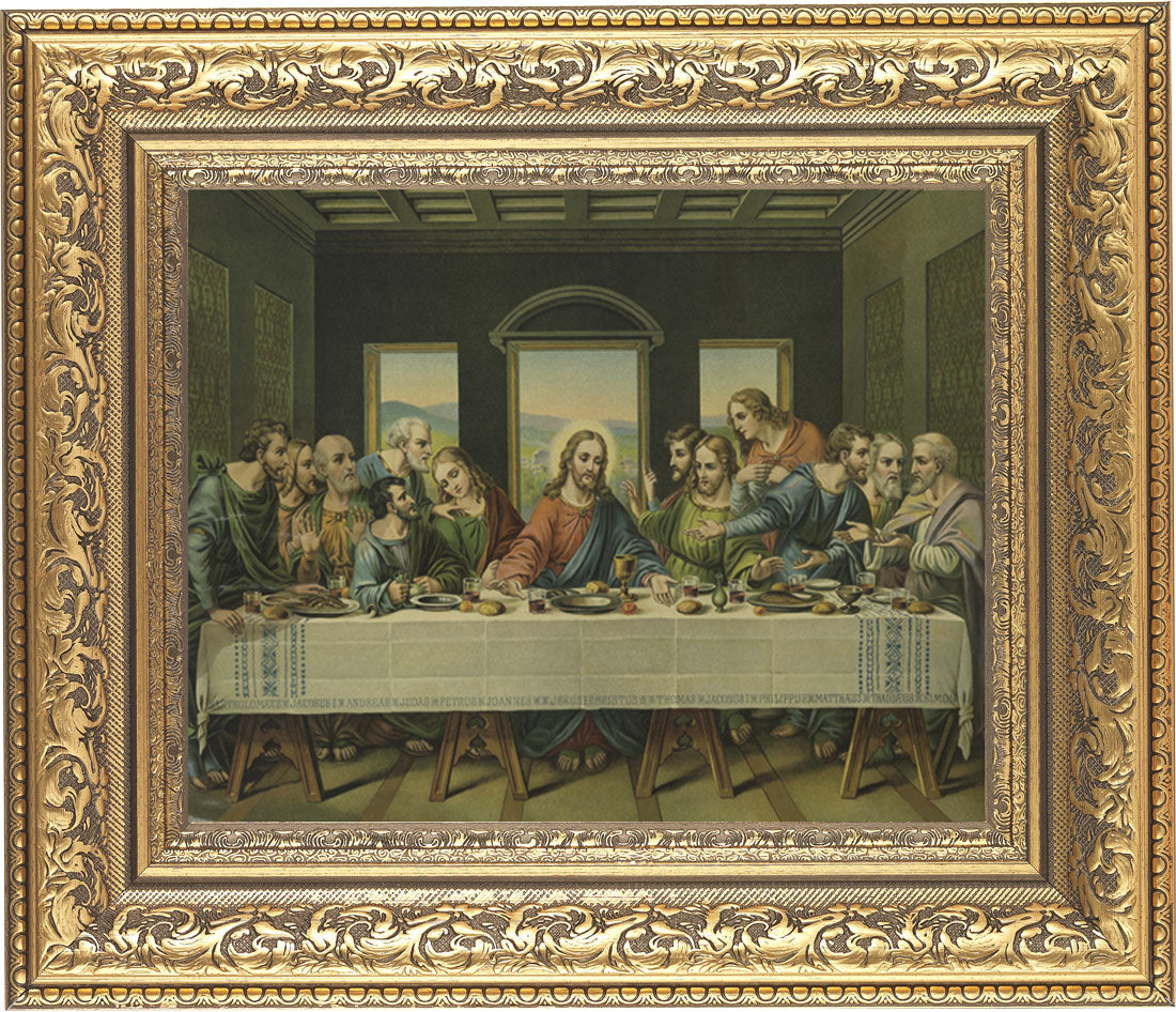Last Supper 8x10 Framed Print Under Glass