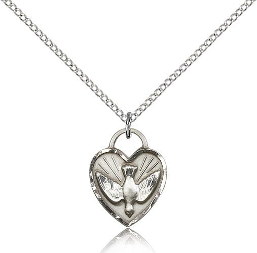Heart Shaped Confirmation Pendant for Girls