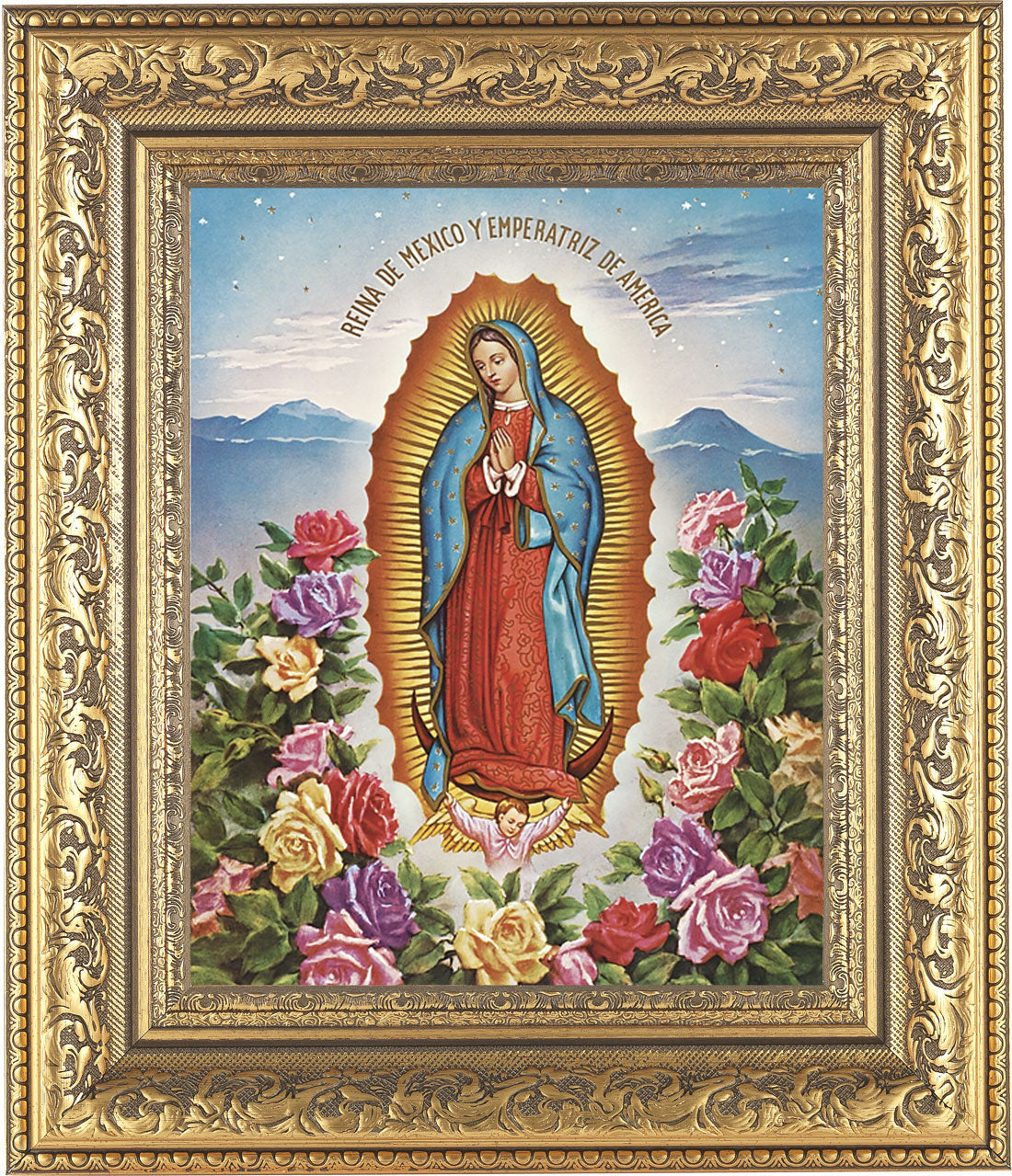 Our Lady of Guadalupe 8x10 Framed Print Under Glass