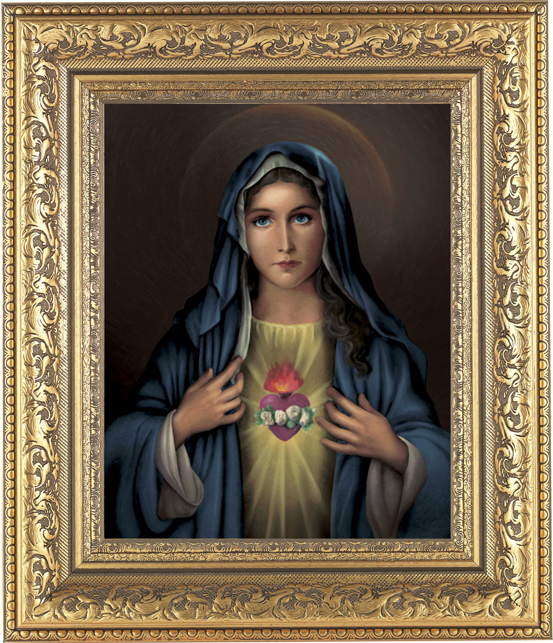 Immaculate Heart of Mary 8x10 Framed Print Under Glass