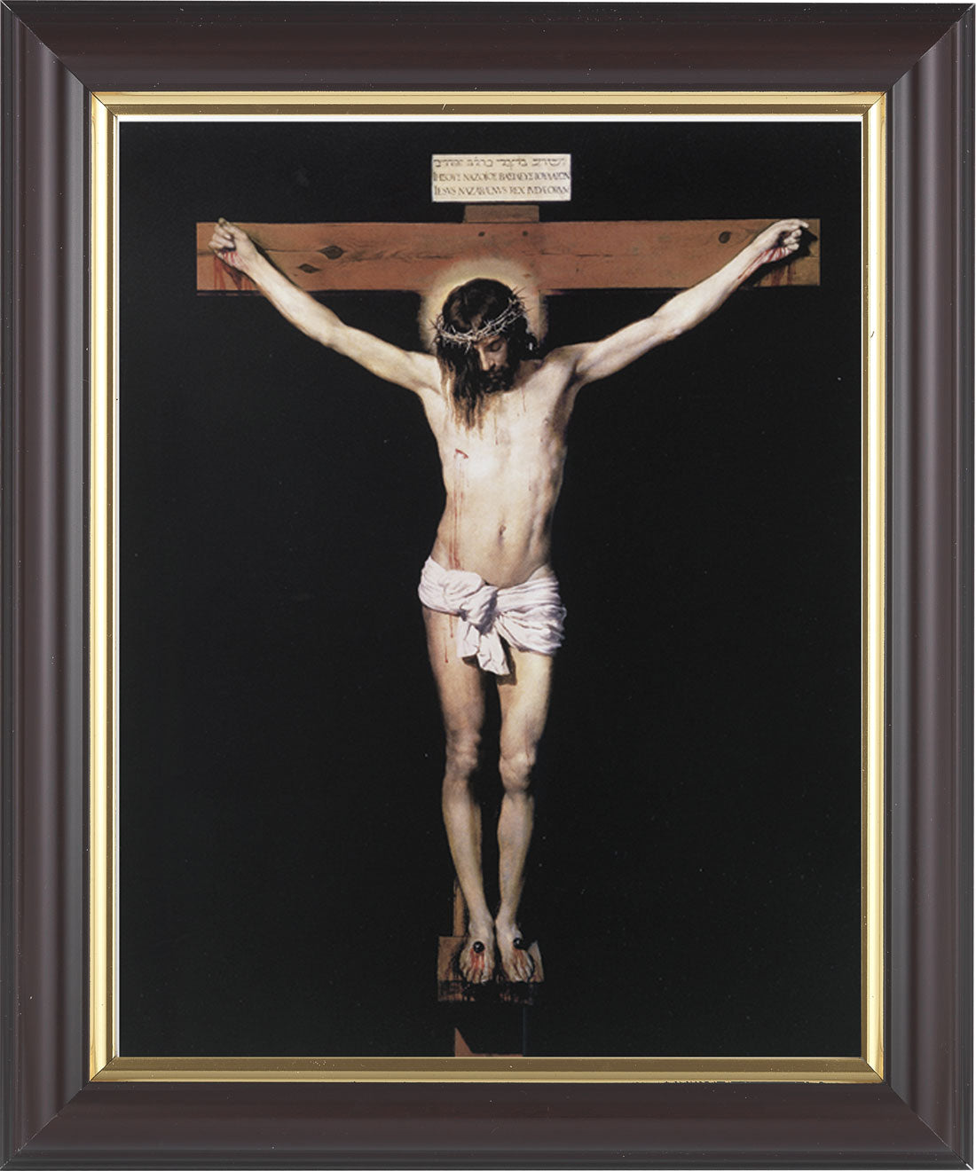 Jesus on the Cross 8x10 Framed Print Under Glass