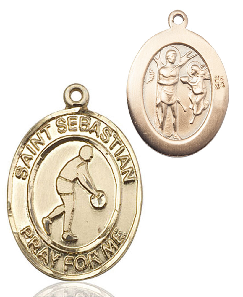 St. Sebastian Basketball Medal