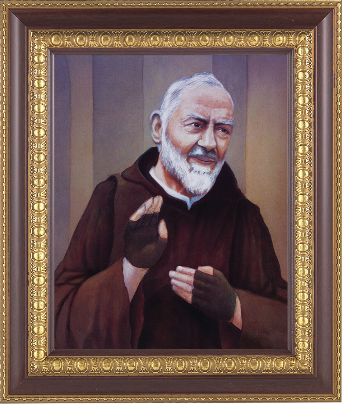 St. Padre Pio 8x10 Framed Print Under Glass