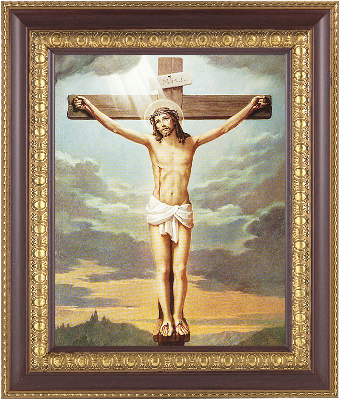 Christ's Crucifixion 8x10 Framed Print Under Glass