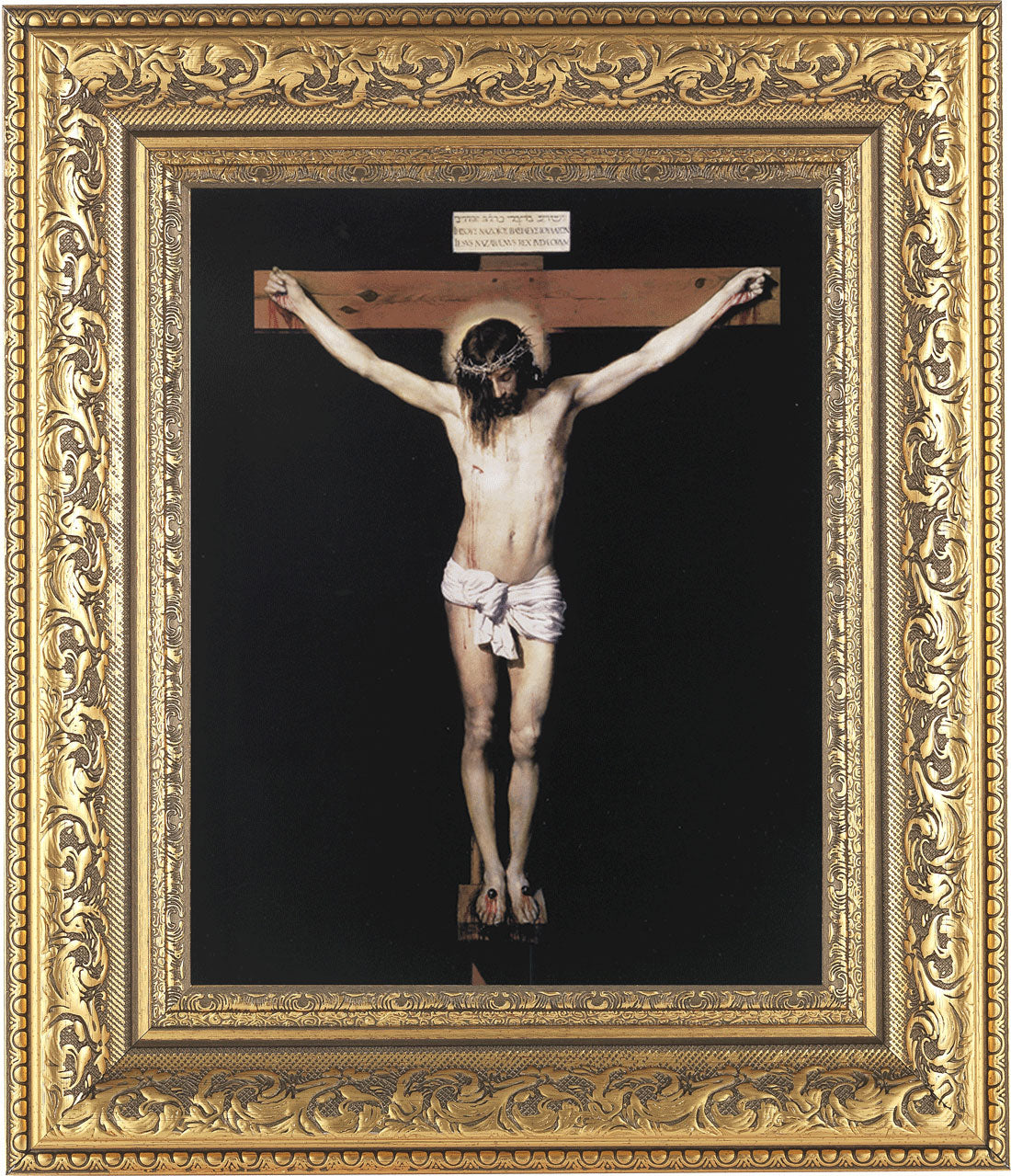 Jesus on the Cross 8x10 Framed Print Under Glass