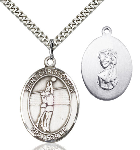 Saint Christopher Volleyball Medal