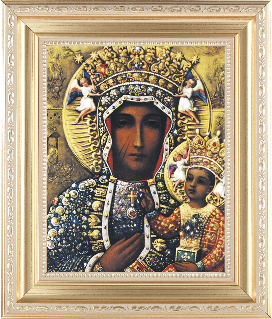 Our Lady of Czestochowa 8x10 Framed Print Under Glass