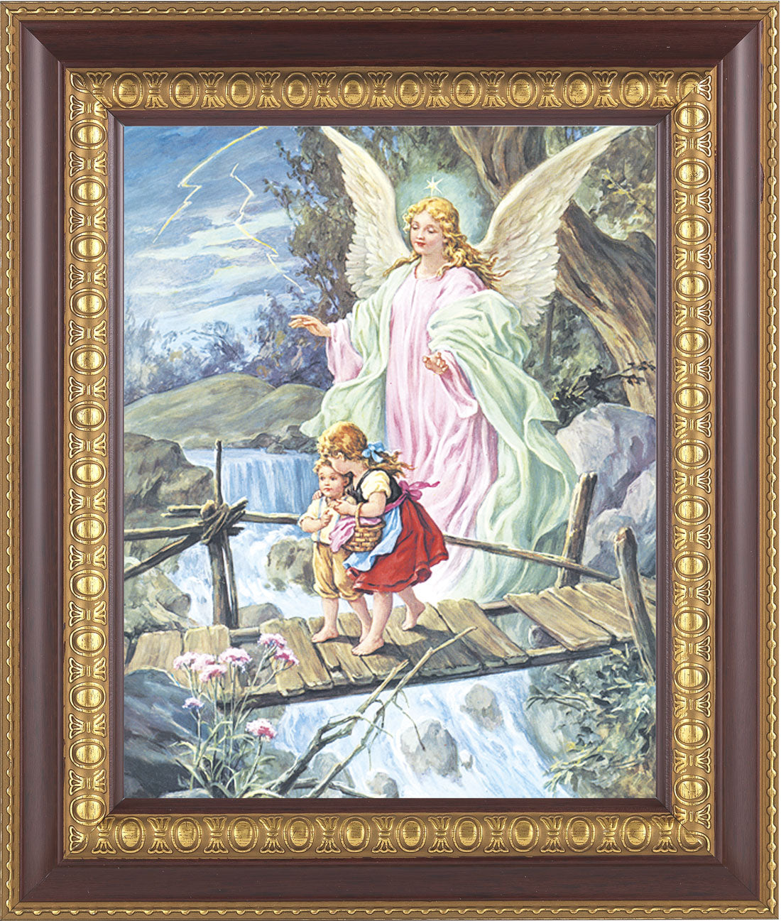 Guardian Angel 8x10 Framed Print Under Glass