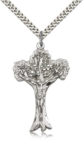 Tree of Life Crucifix Pendant