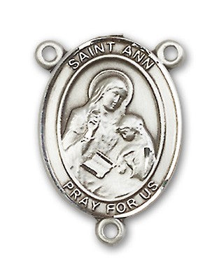 St. Ann Rosary Centerpiece Sterling Silver or Pewter