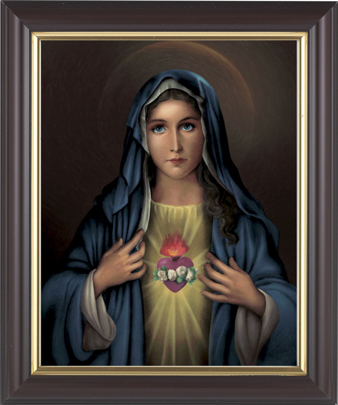 Immaculate Heart of Mary 8x10 Framed Print Under Glass