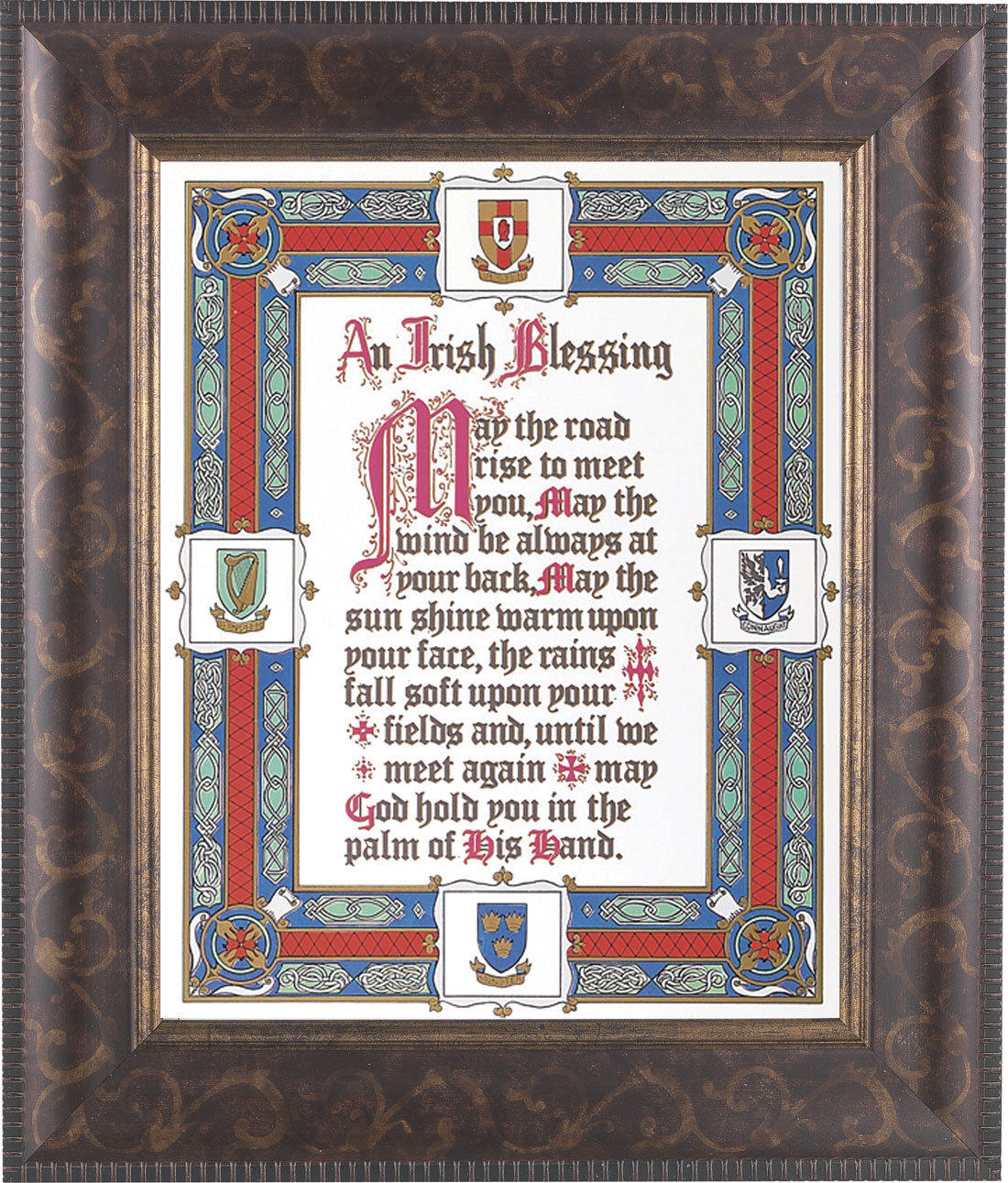 An Irish Blessing 8x10 Framed Print Under Glass