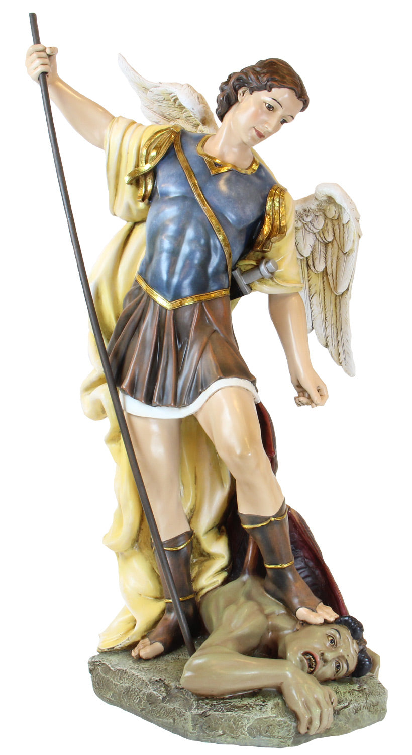 St. Michael Full Color Statue 26.5"