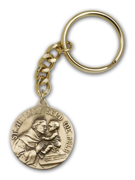 Round St. Anthony Keychain
