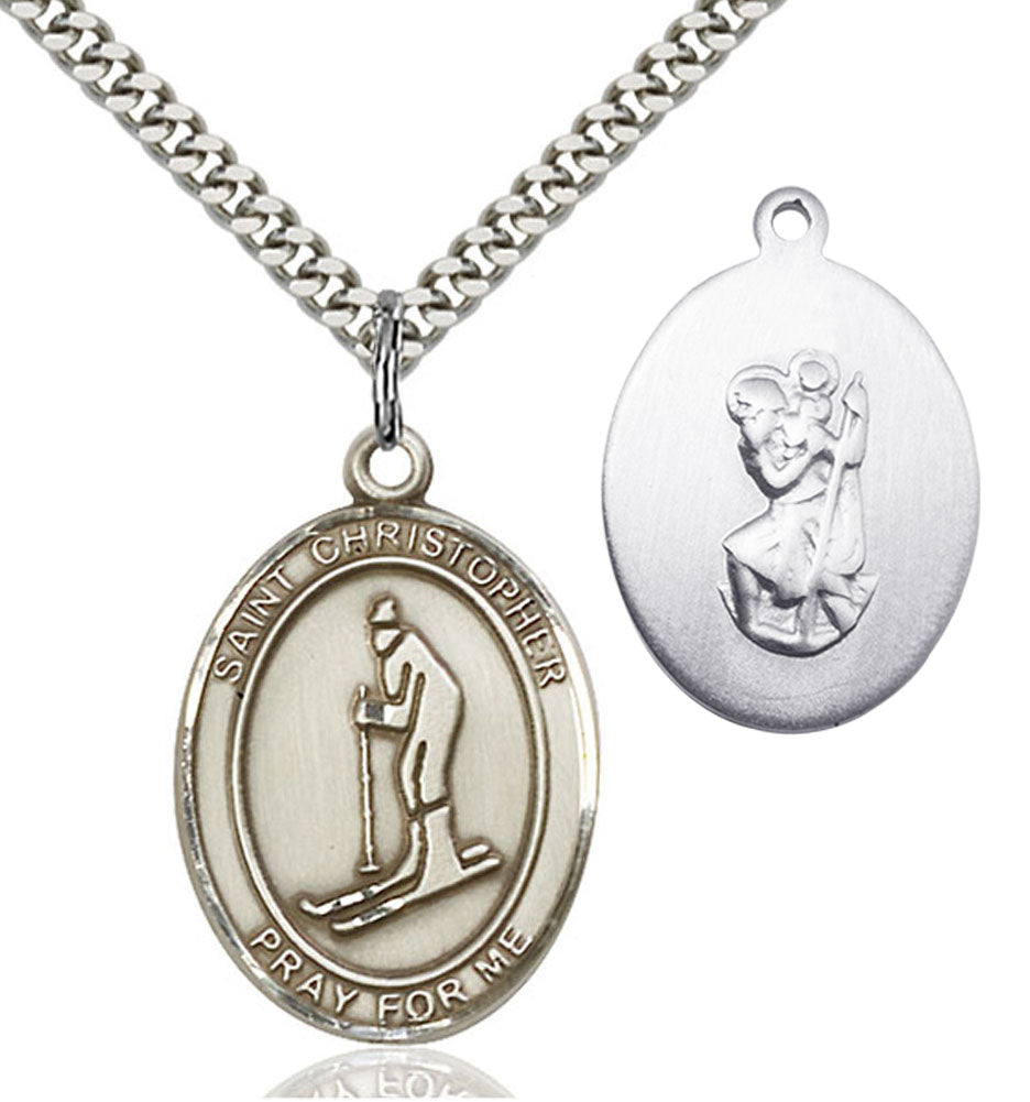 St. Christopher Skiing Medal