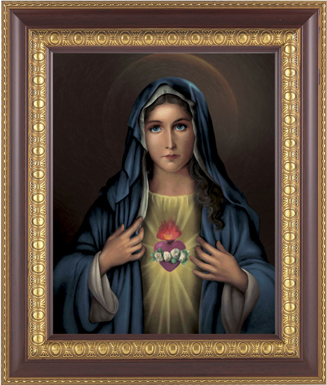 Immaculate Heart of Mary 8x10 Framed Print Under Glass