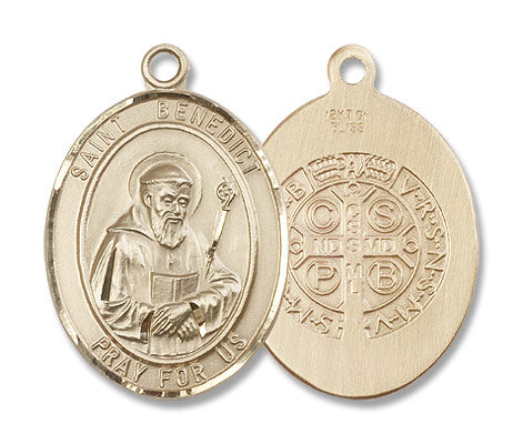 Double Sided Oval St. Benedict Medal