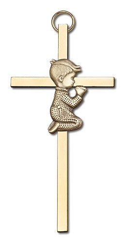 Praying Boy Cross 4'