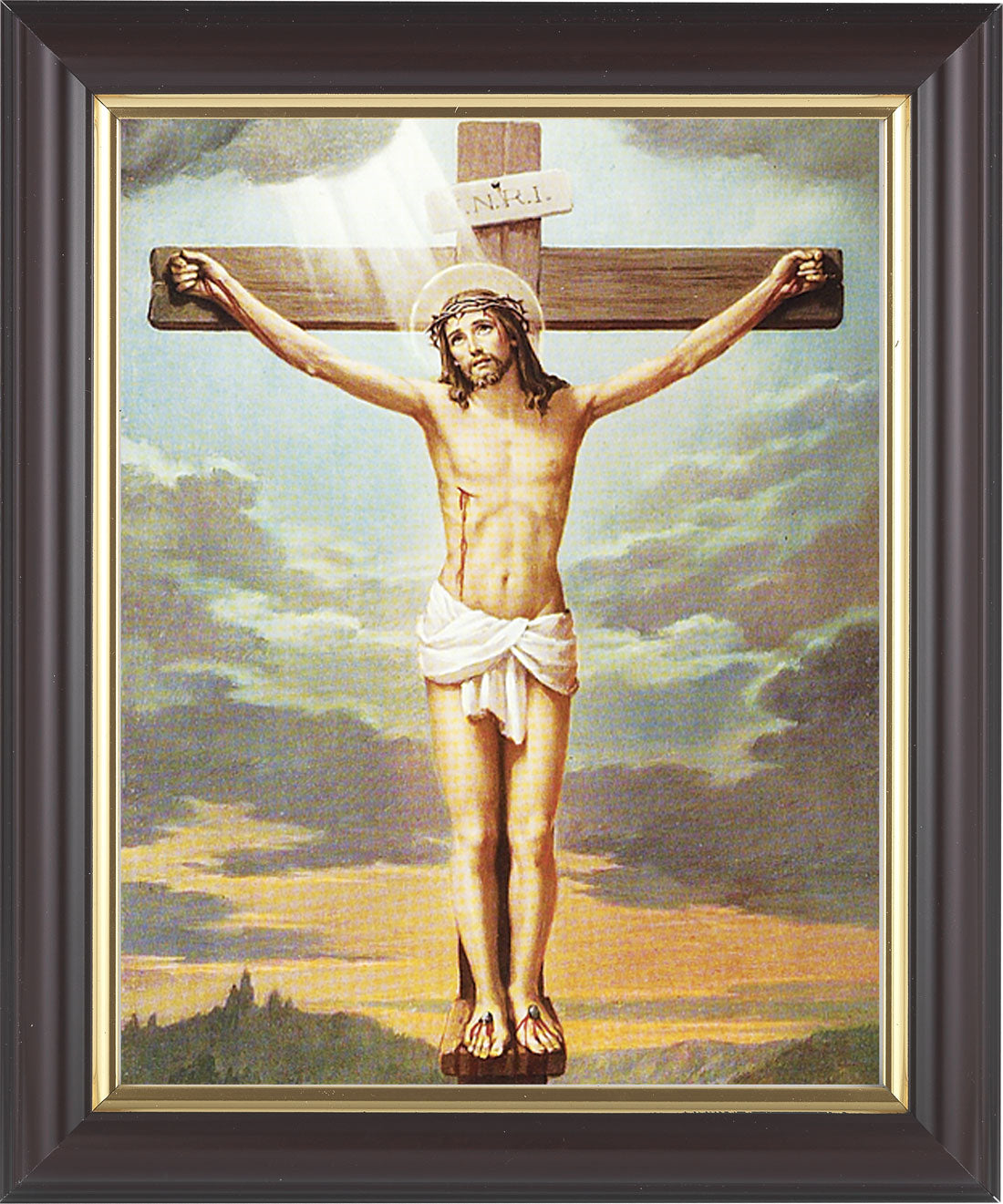 Christ's Crucifixion 8x10 Framed Print Under Glass