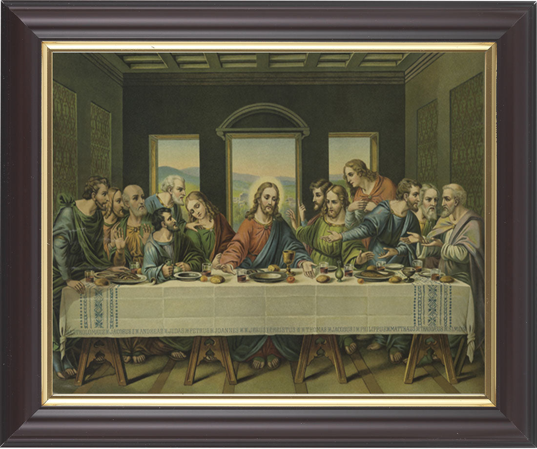 Last Supper 8x10 Framed Print Under Glass