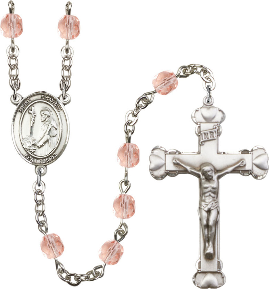 St. Dominic Rosary for Women 12 Birthstone Colors