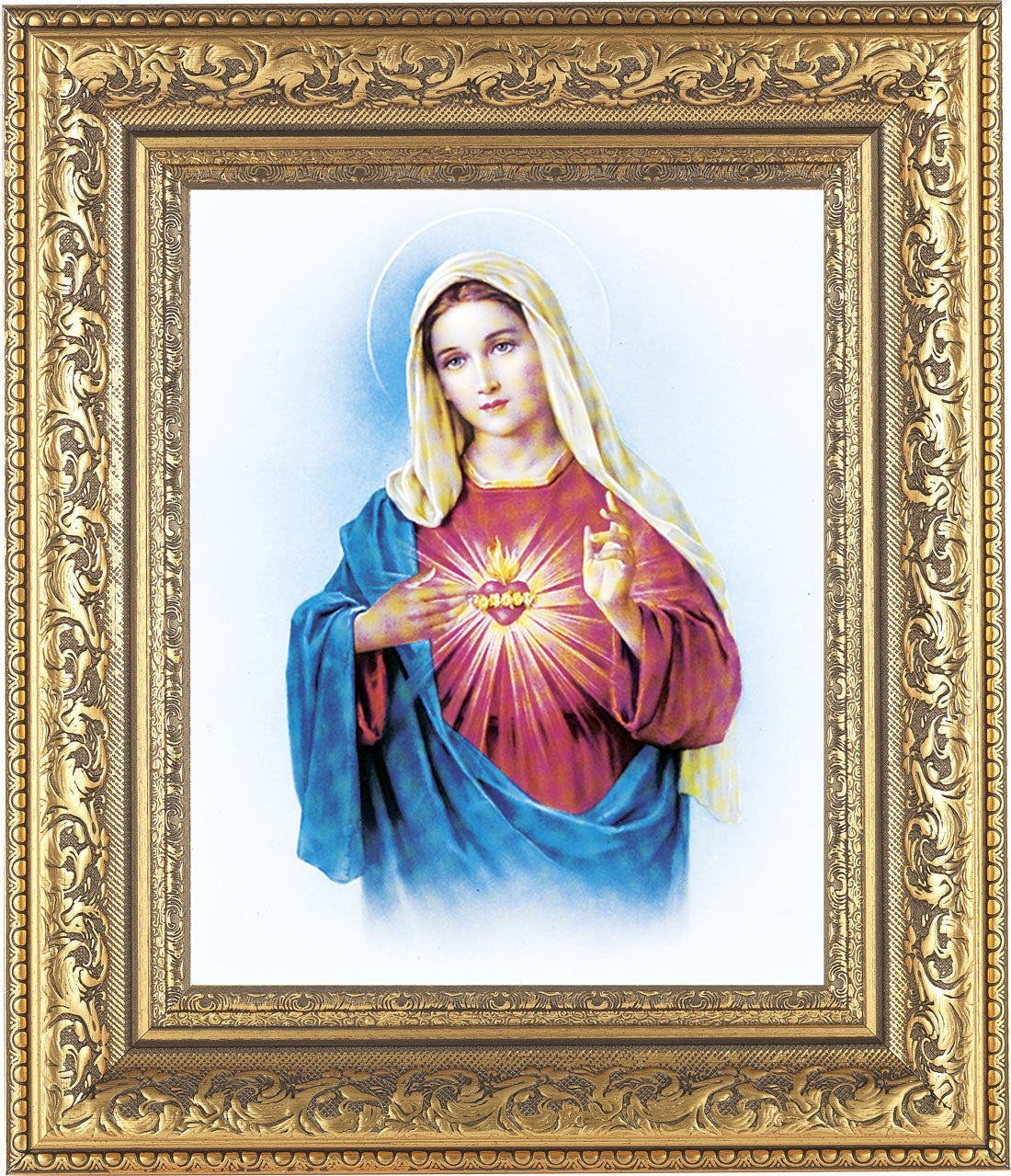 Immaculate Heart of Mary 8x10 Framed Print Under Glass