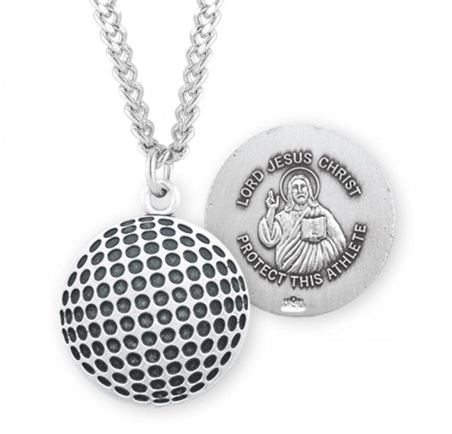 Jesus Christ Golf Sterling Silver Medal